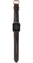 Load image into Gallery viewer, Ostrich Leg Leather Watch Strap - Dark Gray
