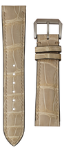 Load image into Gallery viewer, Crocodile Leather Watch Strap - Gray
