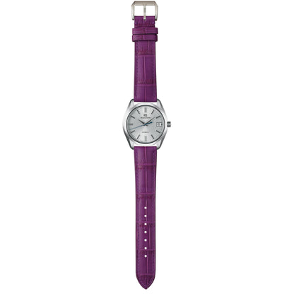 Crocodile Leather Watch Strap - Purple
