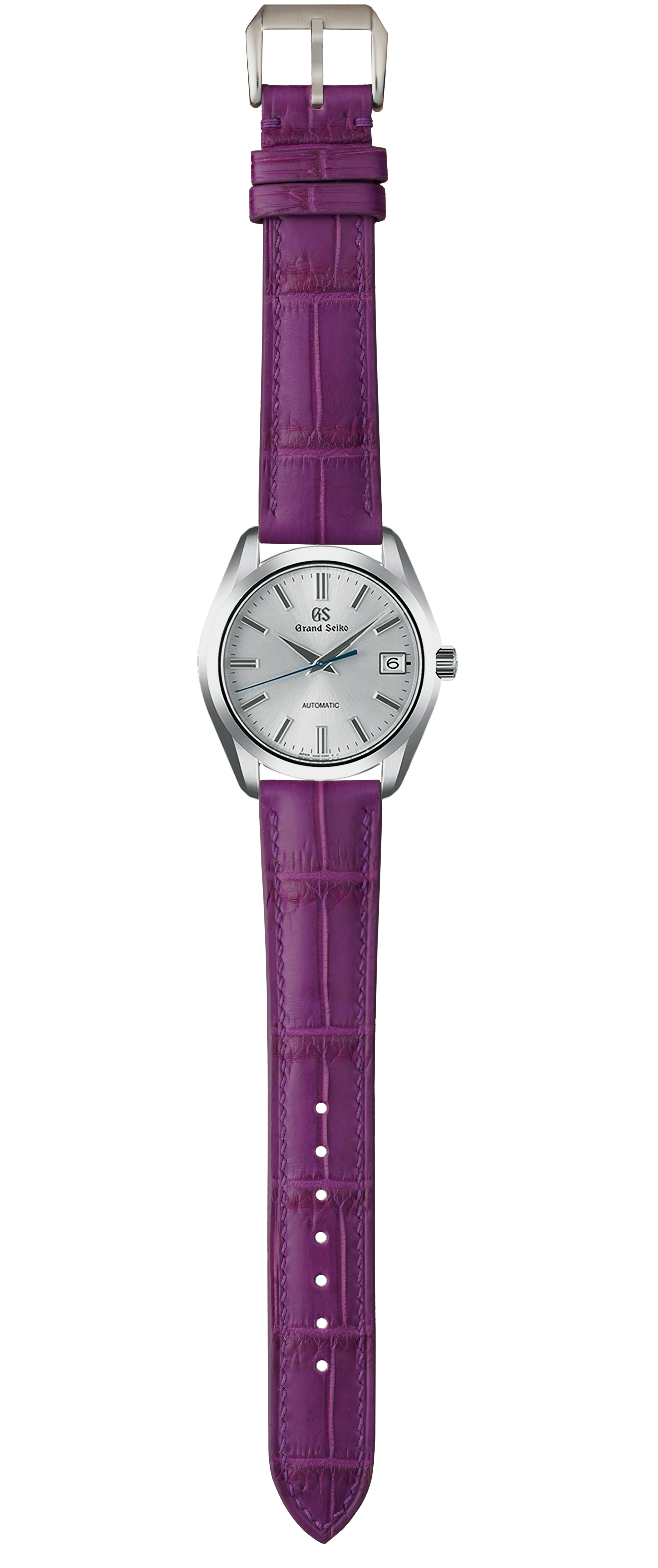Crocodile Leather Watch Strap - Purple – VGreen