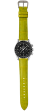 Load image into Gallery viewer, Crocodile Leather Watch Strap – Lime Green
