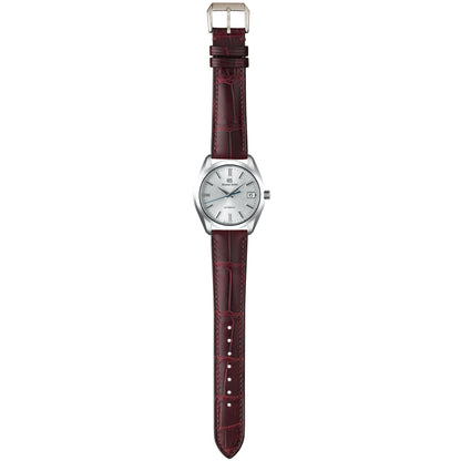 Crocodile Leather Watch Strap - Burgundy