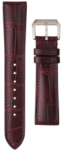 Load image into Gallery viewer, Crocodile Leather Watch Strap - Burgundy

