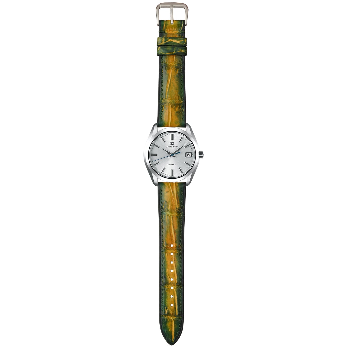 Crocodile Leather Watch Strap – Citrus Moss