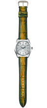 Load image into Gallery viewer, Crocodile Leather Watch Strap – Citrus Moss
