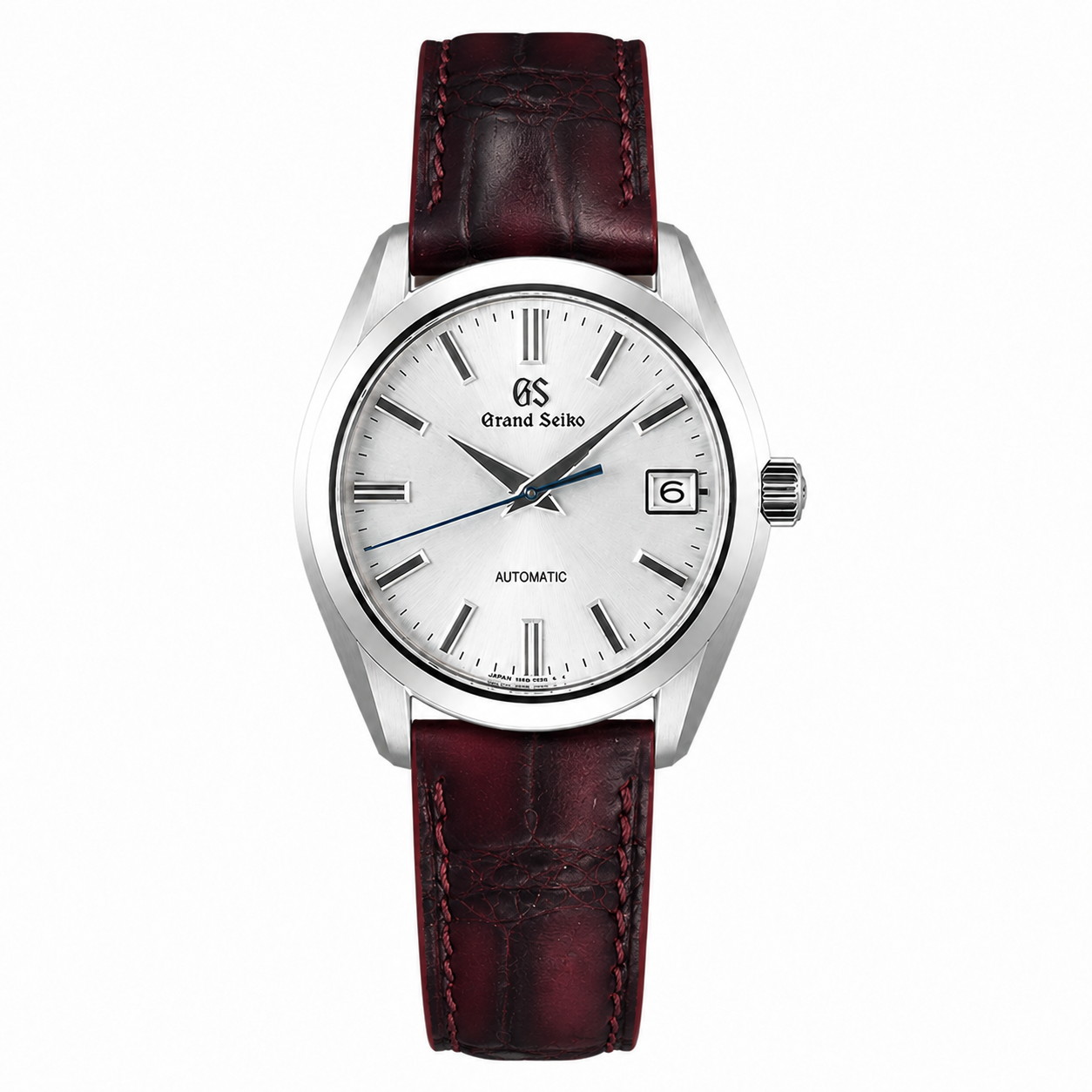 Crocodile Leather Watch Strap – Black Cherry