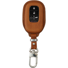 Load image into Gallery viewer, Honda CR-V Key Fob Cover - Brown Vachetta
