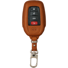 Load image into Gallery viewer, Toyota Camry Key Fob Cover - Brown Vachetta
