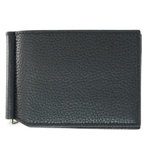 Load image into Gallery viewer, Money Clip - Black Calfskin
