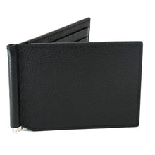 Load image into Gallery viewer, Money Clip - Black Calfskin
