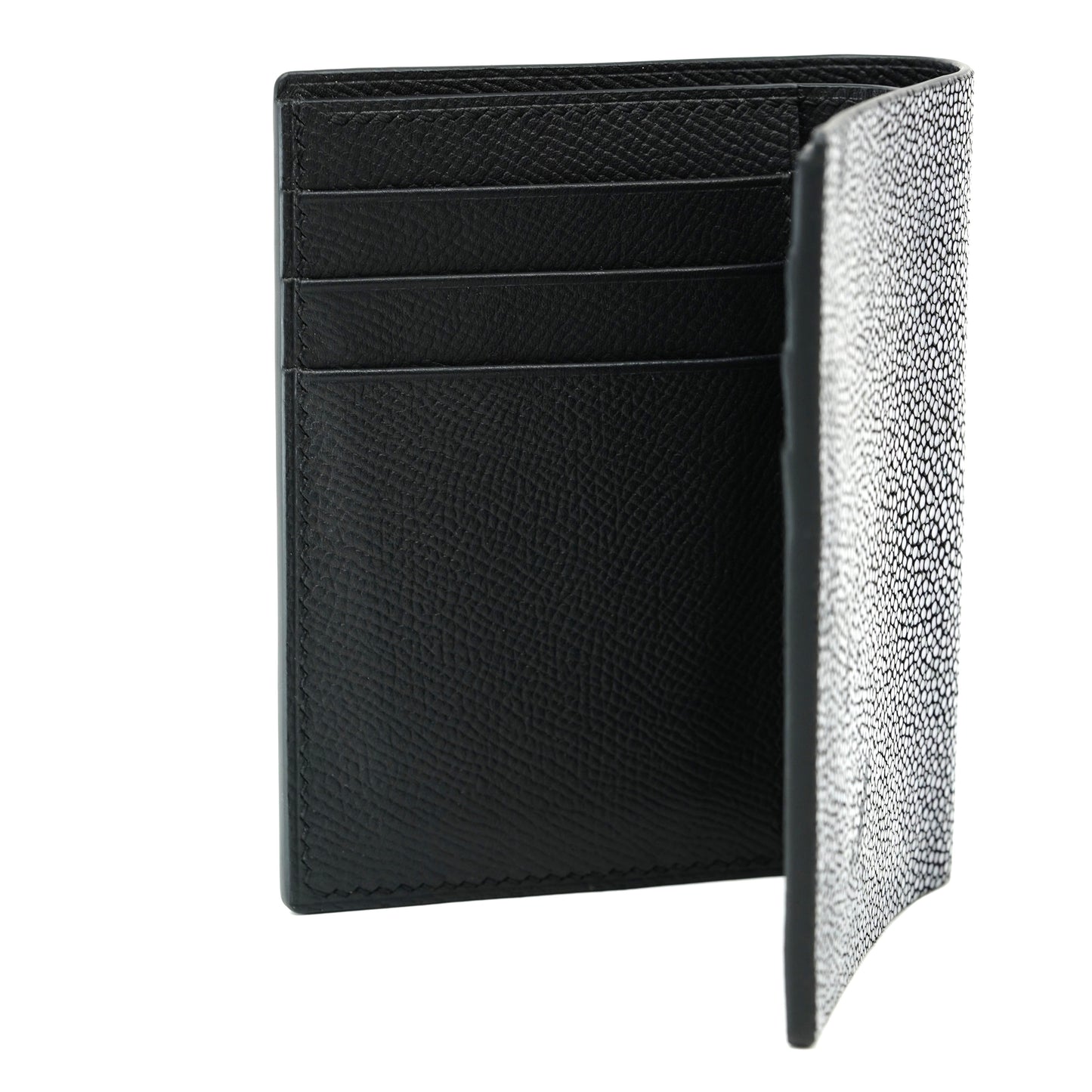 Vertical Stingray Wallet - Black