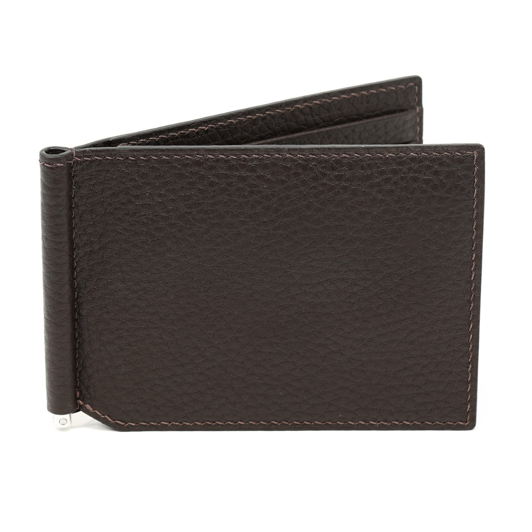 Money Clip - Dark Brown