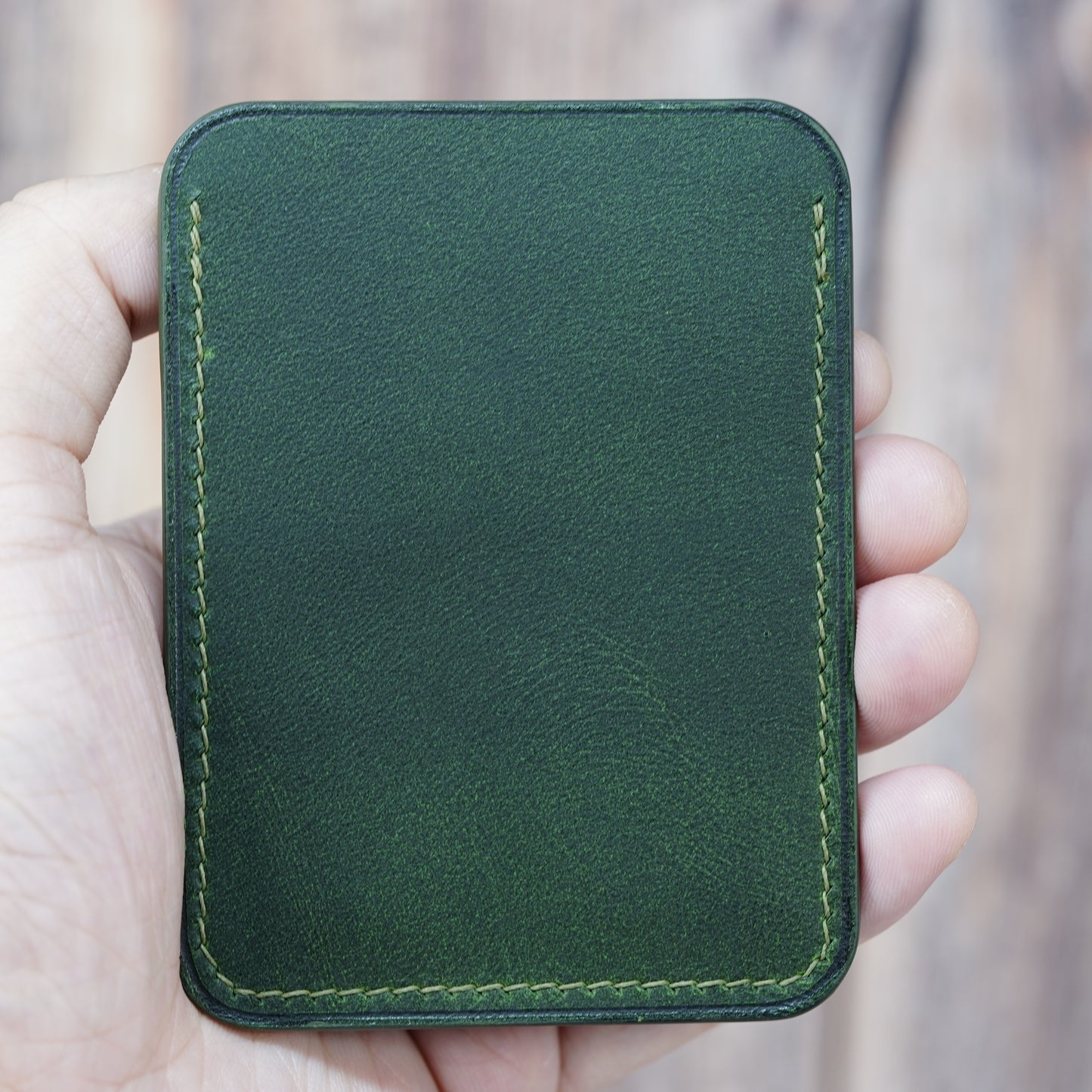 Minimalist Card Holder - Green