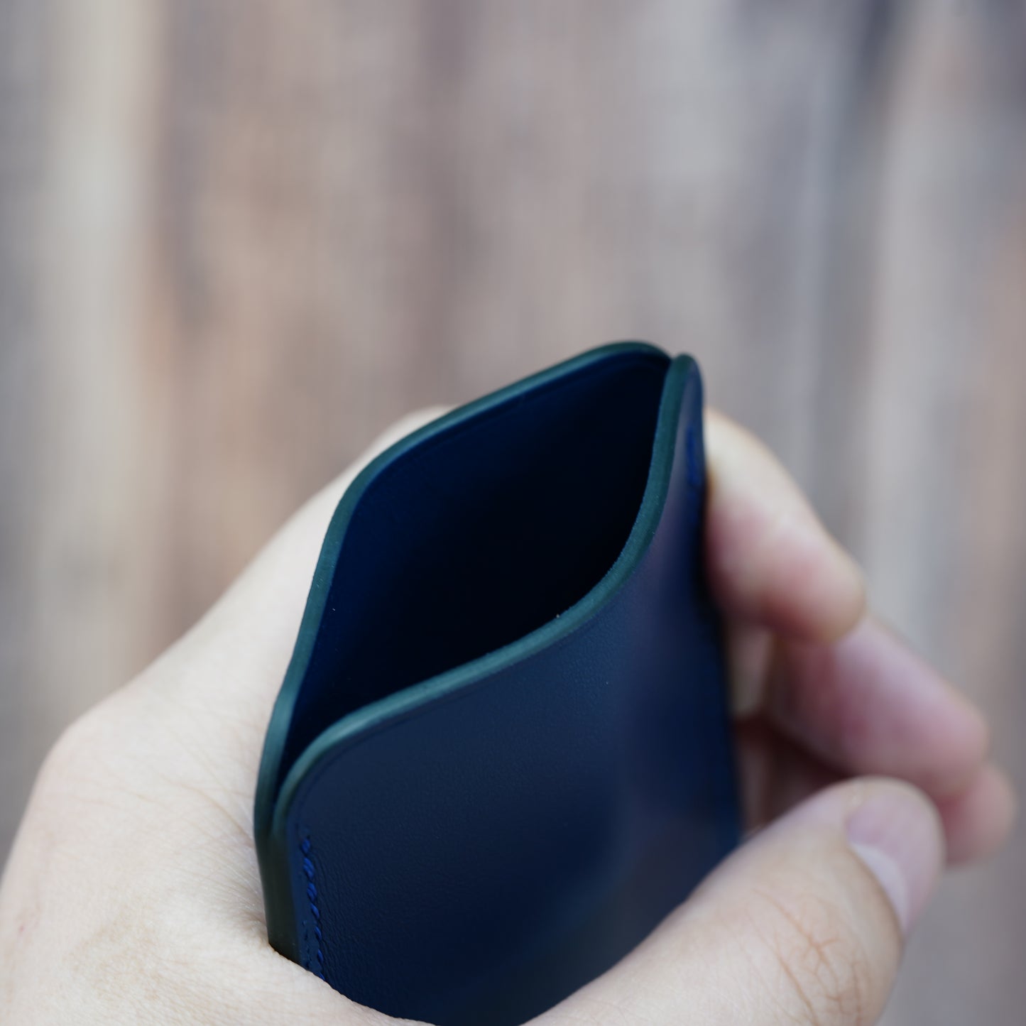 Minimalist Card Holder - Blue