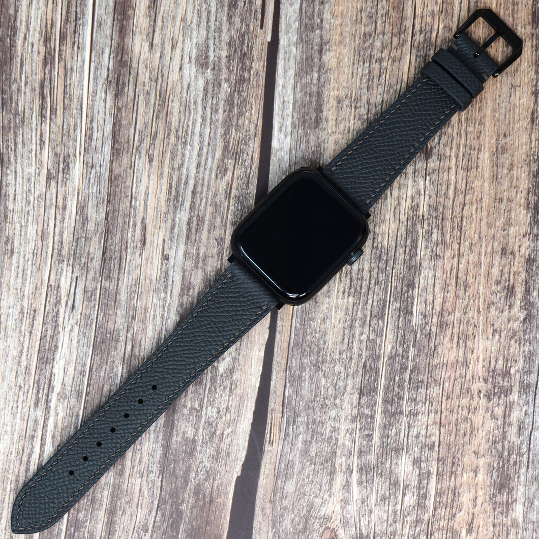 Apple Watch Strap - Epsom Leather - Gris Meyer