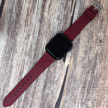 Load image into Gallery viewer, Apple Watch Strap - Epsom Leather - Red
