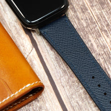 Load image into Gallery viewer, Apple Watch Strap - Epsom Leather - Navy
