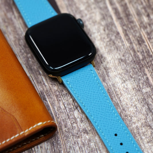 Apple Watch Strap - Epsom Leather - Tiffany Blue