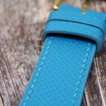 Load image into Gallery viewer, Apple Watch Strap - Epsom Leather - Tiffany Blue
