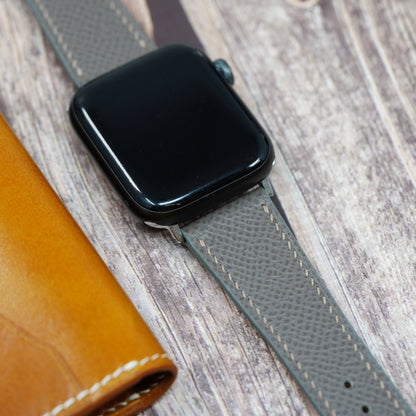Apple Watch Strap - Epsom Leather - Gray