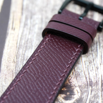 Apple Watch Strap - Epsom Leather - Burgundy
