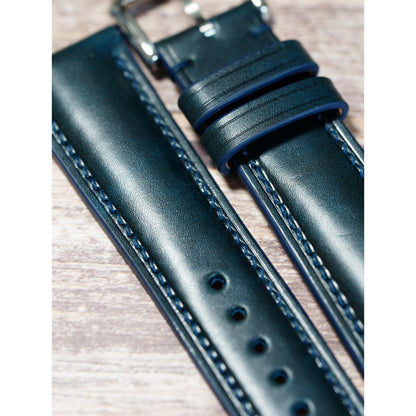Buttero Leather Watch Strap - Deep Teal