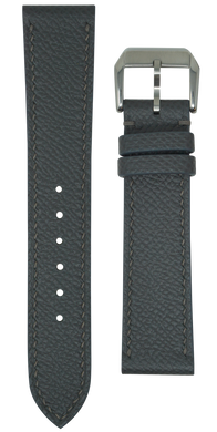 Epsom Leather Watch Strap - Gris Meyer