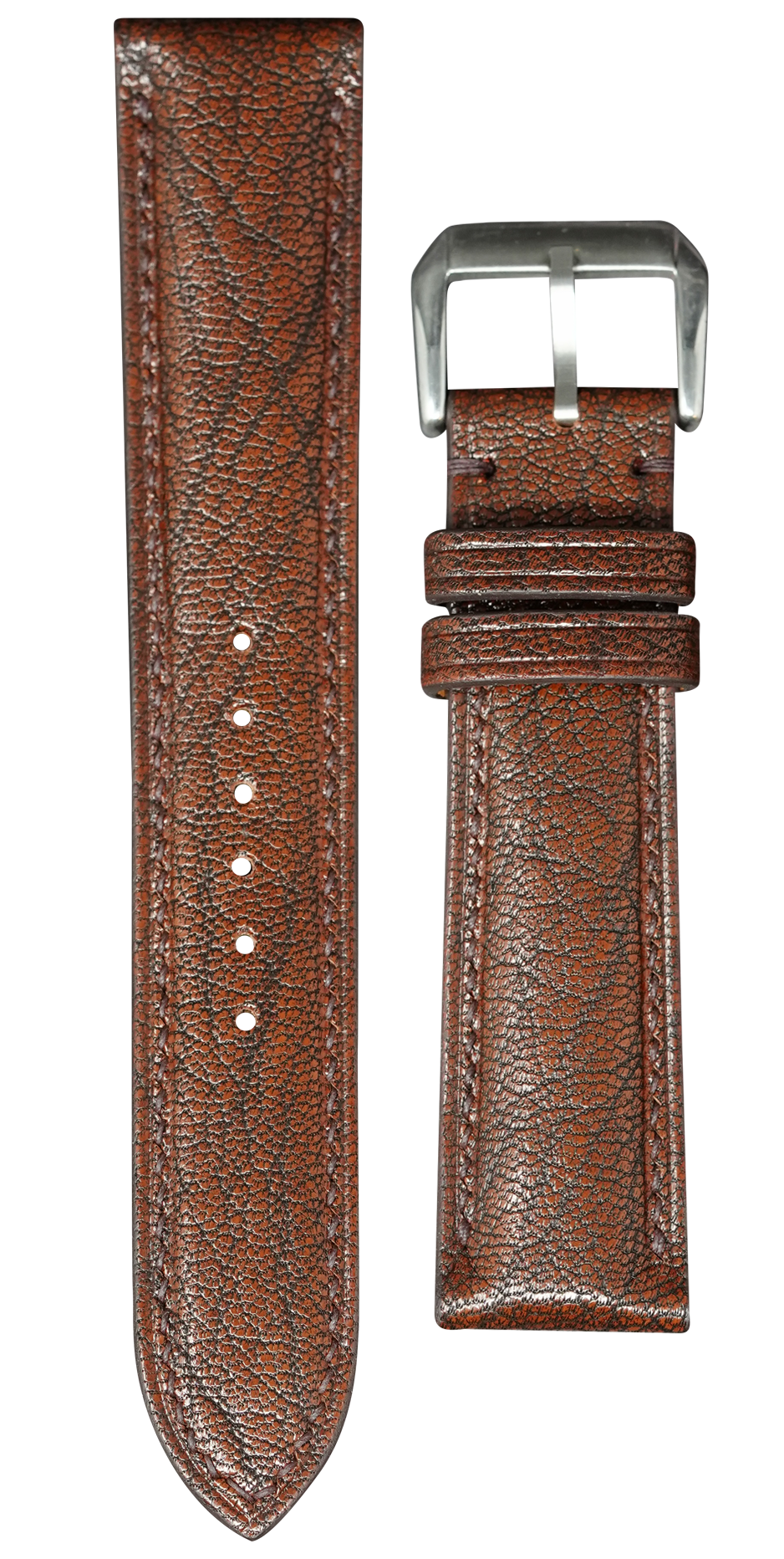 Goat Leather Watch Strap - Pachouli