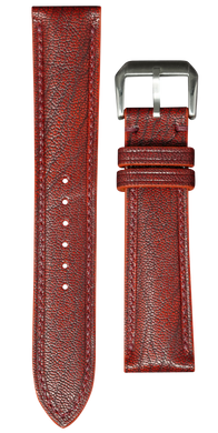 Goat Leather Watch Strap - Red