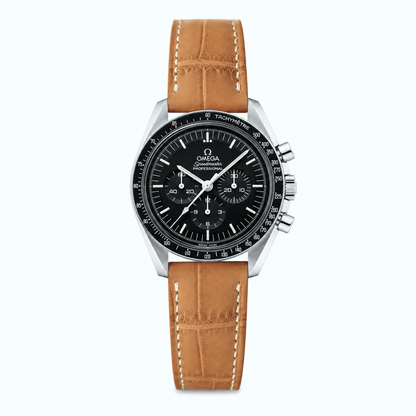 Crocodile Leather Watch Strap - Honey Brown