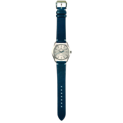 Shell Cordovan Leather Watch Strap - Teal Blue