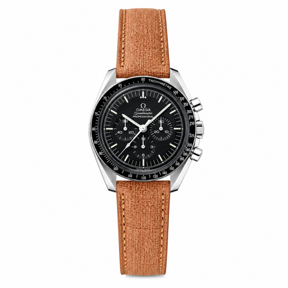 Babele Linen Leather Watch Strap - Light Tan
