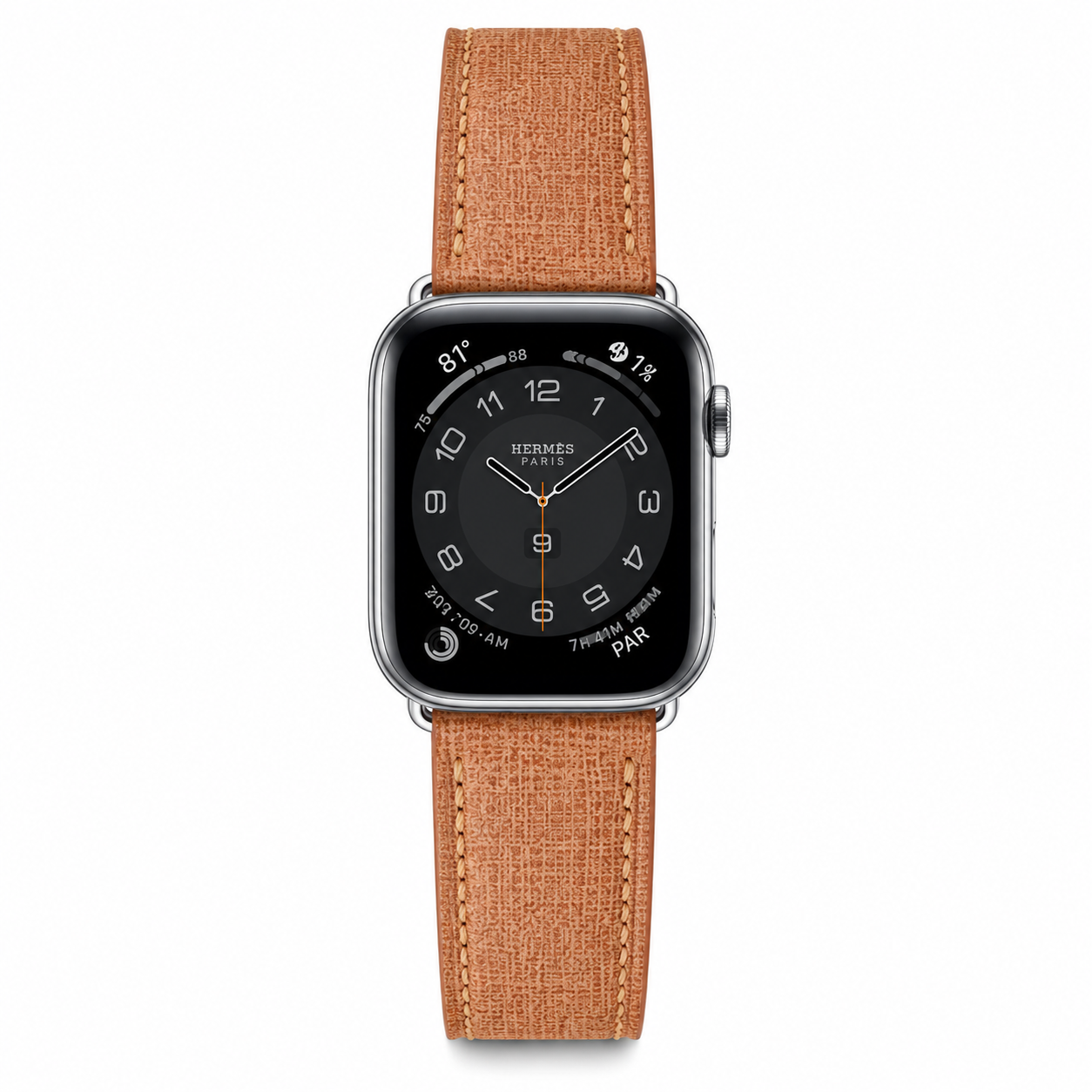 Babele Linen Leather Watch Strap - Light Tan