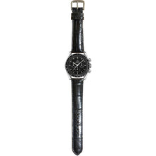 Load image into Gallery viewer, Crocodile Leather Watch Strap - Black
