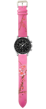 Tải hình ảnh vào trình xem Thư viện, Sakura Blossom - Engraved Leather Watch Straps

