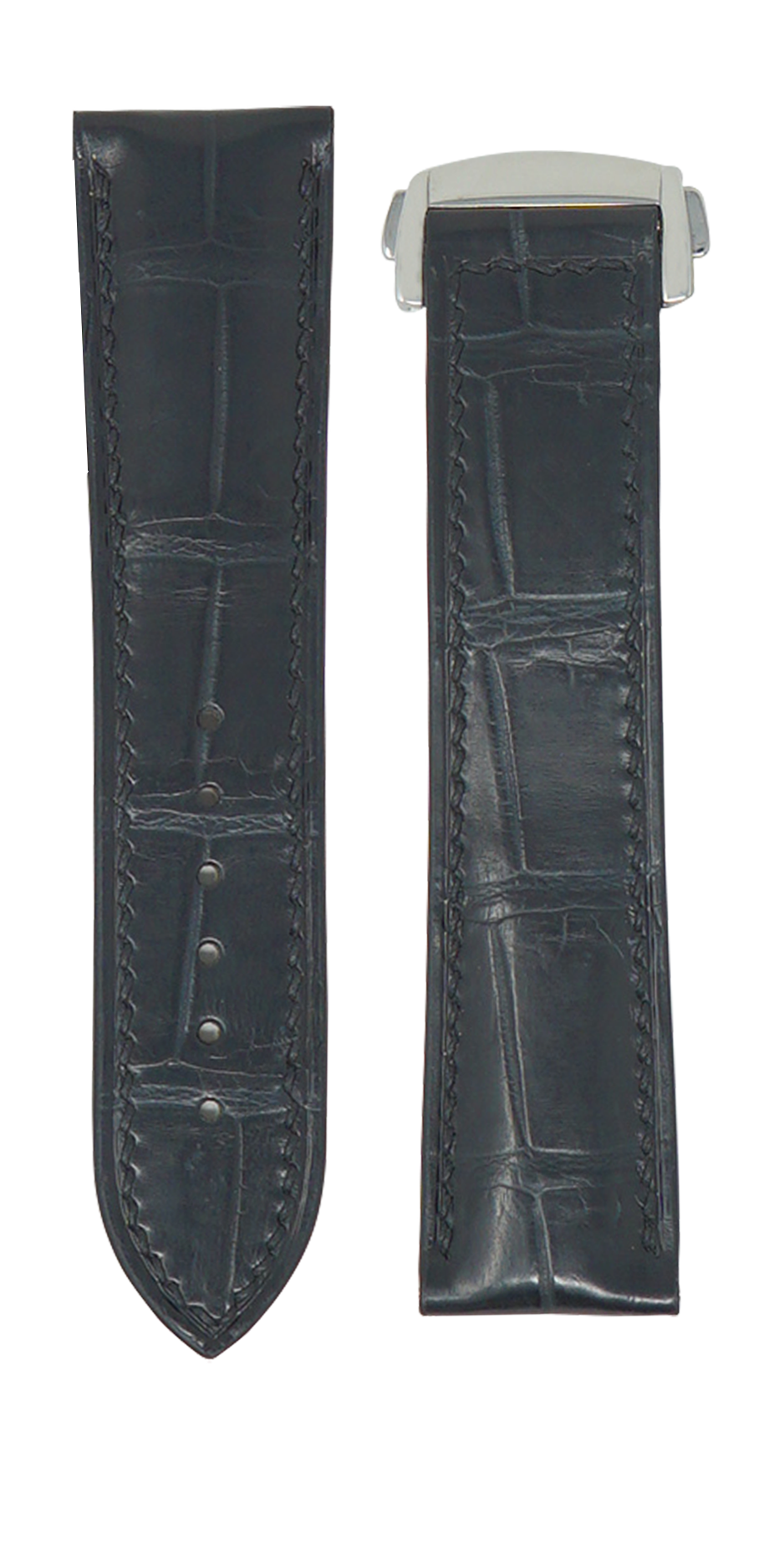Omega Seamaster Leather Strap - Black