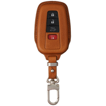 Load image into Gallery viewer, Toyota Rav 4 Key Fob Cover - Brown Vachetta
