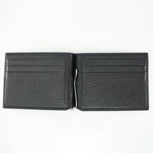 Load image into Gallery viewer, Money Clip - Black Calfskin
