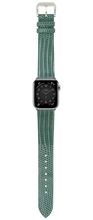 Load image into Gallery viewer, Lizard watch strap - green
