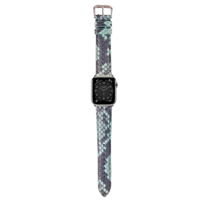 Snake Skin Watch Strap - Green