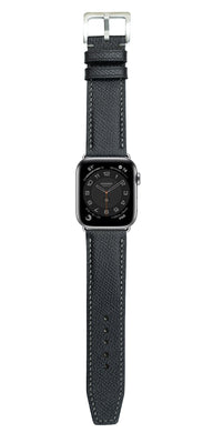 Epsom Leather Apple Watch Strap - Black