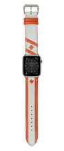 Load image into Gallery viewer, Canadian Flag - Engraved Leather Watch Straps
