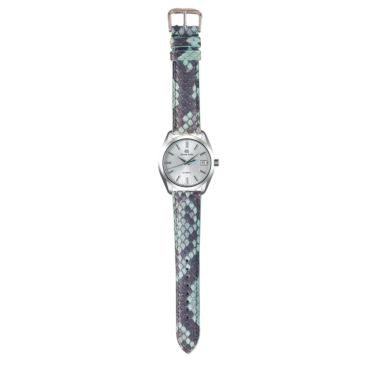 Snake Skin Watch Strap - Green