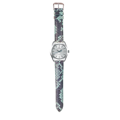 Snake Skin Watch Strap - Green