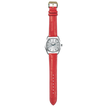 Crocodile Leather Watch Strap - Pink