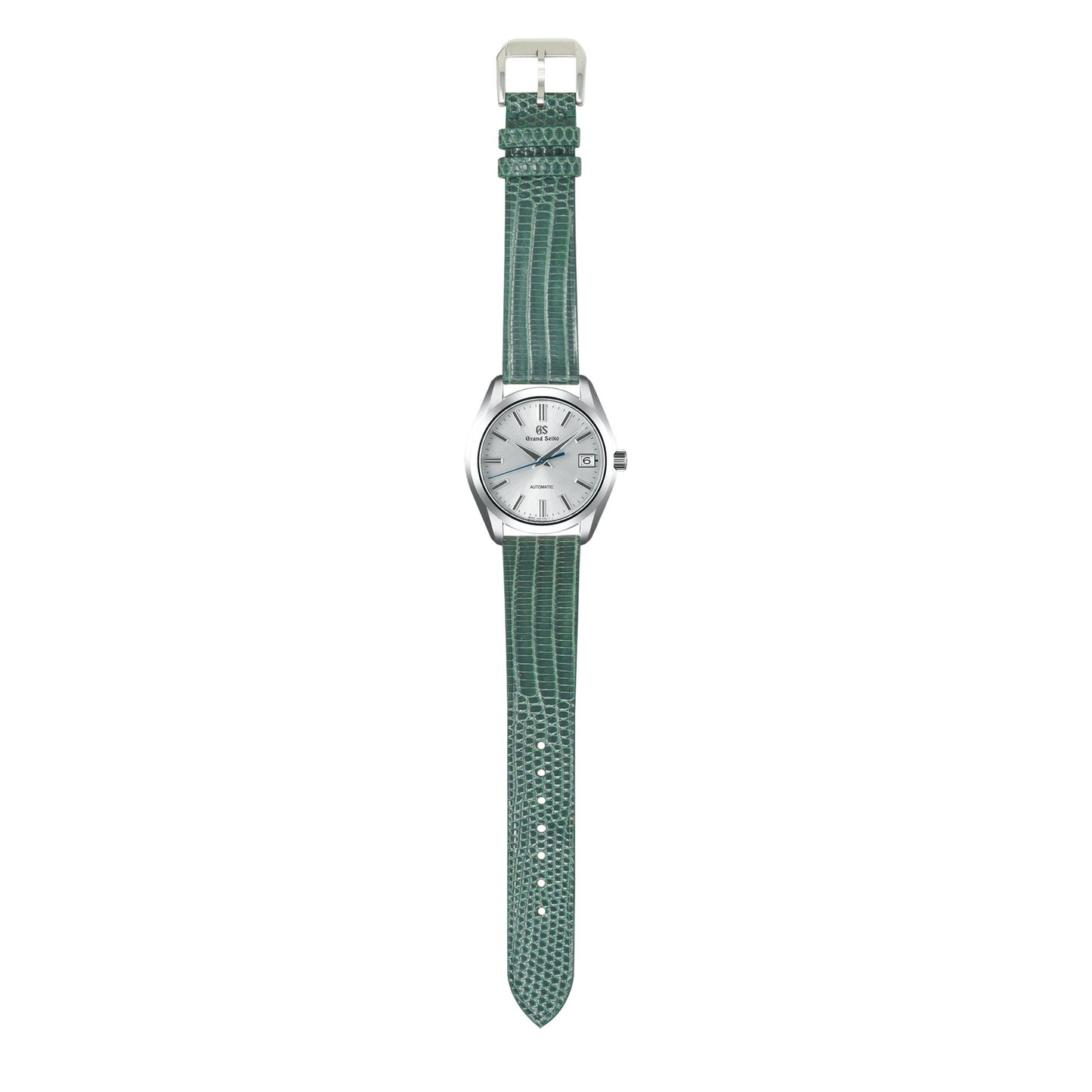 Lizard watch strap - green