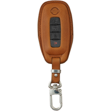 Load image into Gallery viewer, Nissan Rogue Key Fob Cover - Brown Vachetta
