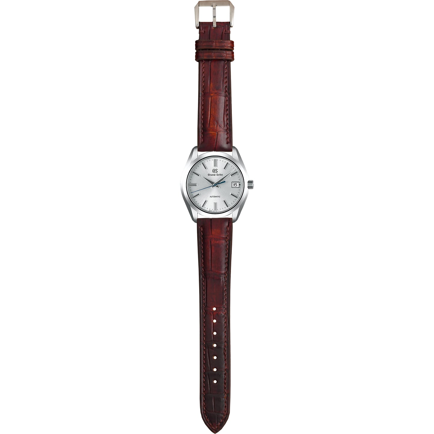 Crocodile Leather Watch Strap – Oxblood Brown