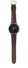 Load image into Gallery viewer, Crocodile Leather Watch Strap - Burgundy
