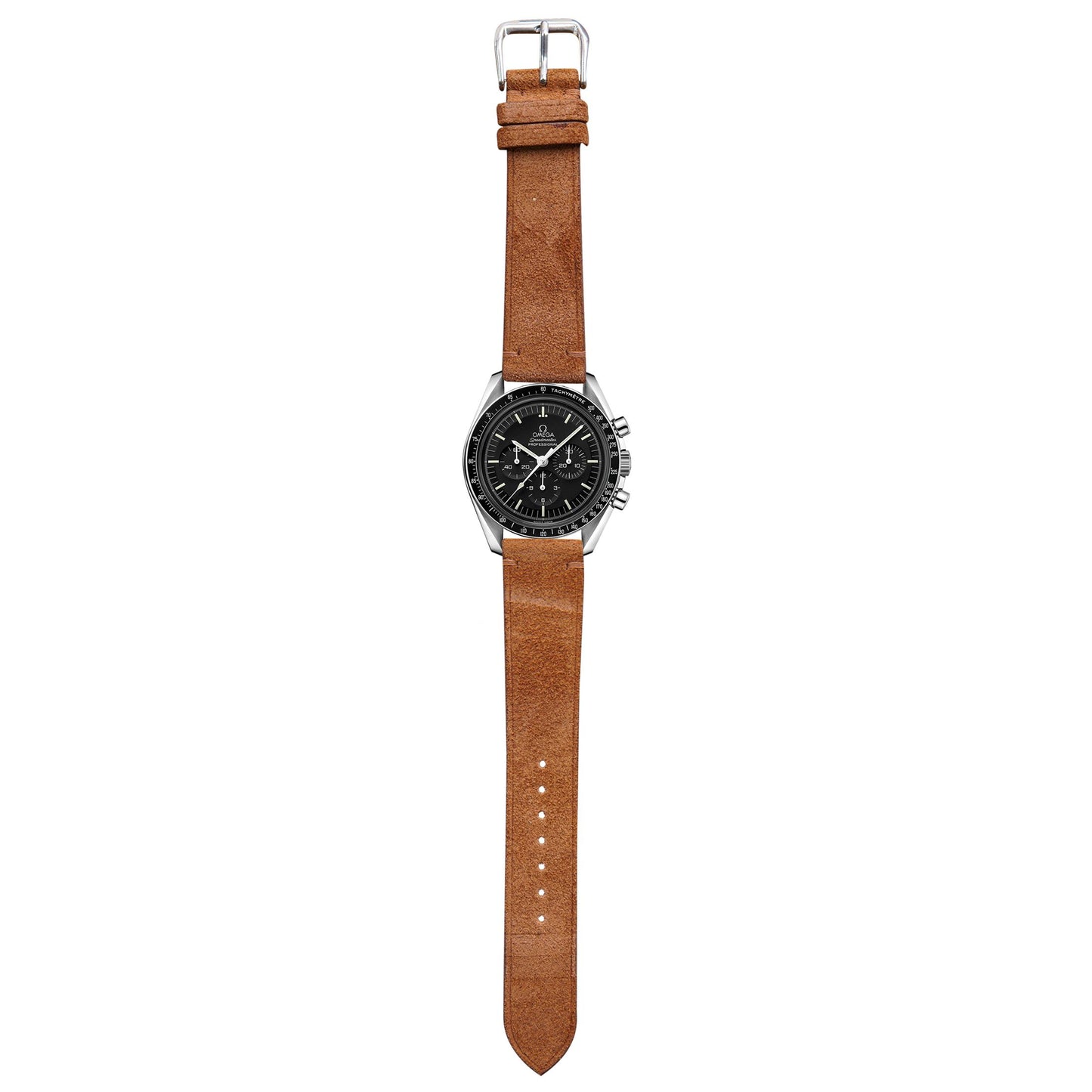 Suede Leather Watch Strap - Whisky